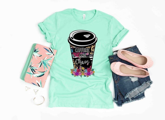 caffeine and chaos coffee cup