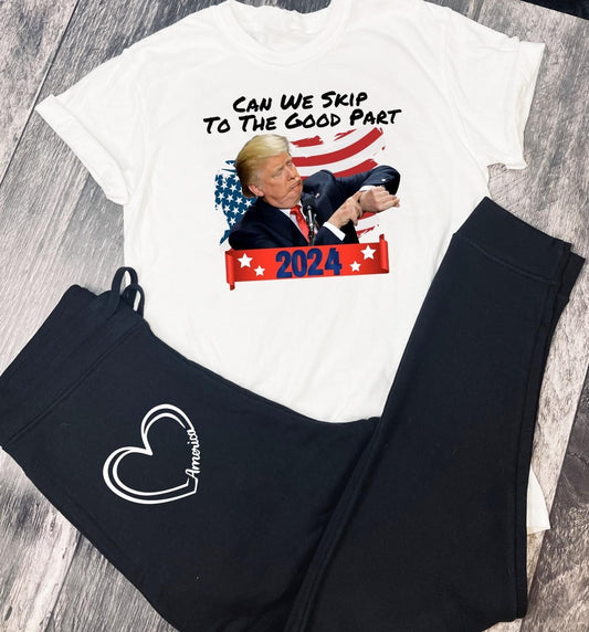 can we skip to the good part combo set tee