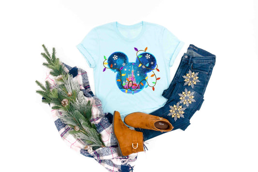 christmas mickey head