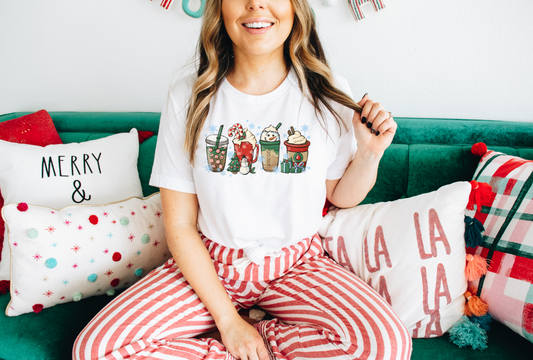 christmas latte tee