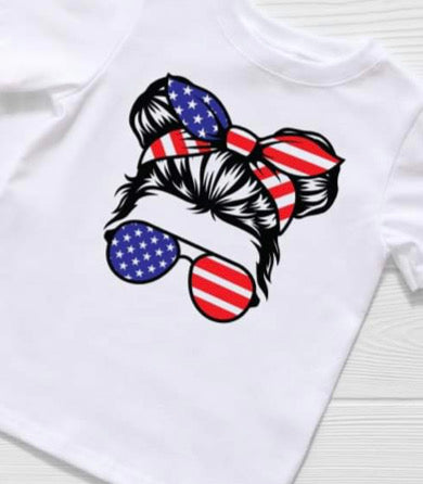 daughter usa flag sunglasses