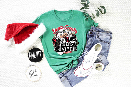 dear santa f bombs
