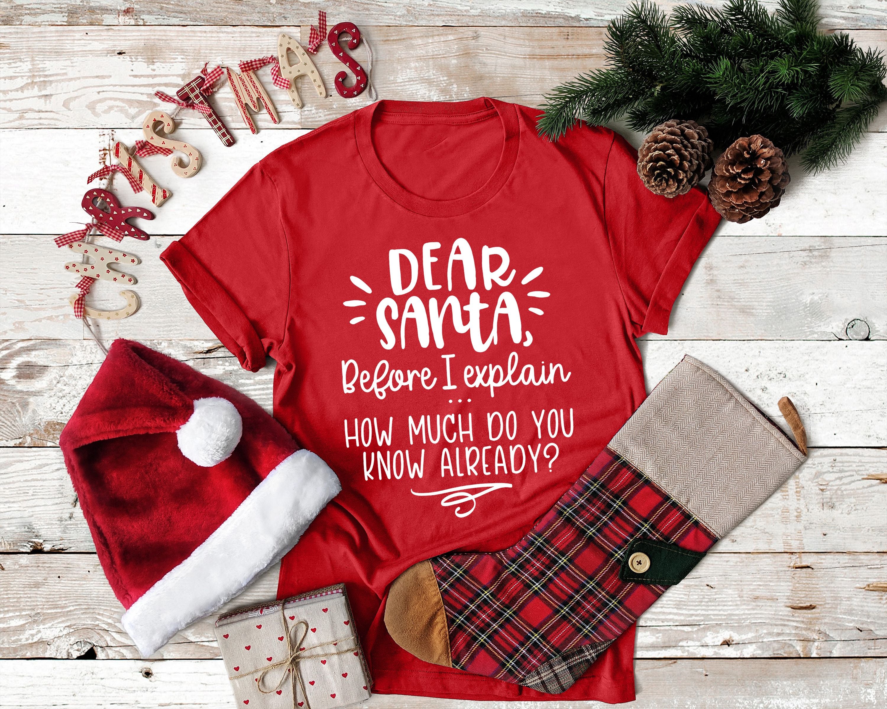 dear santa before i explain how much do you know already white