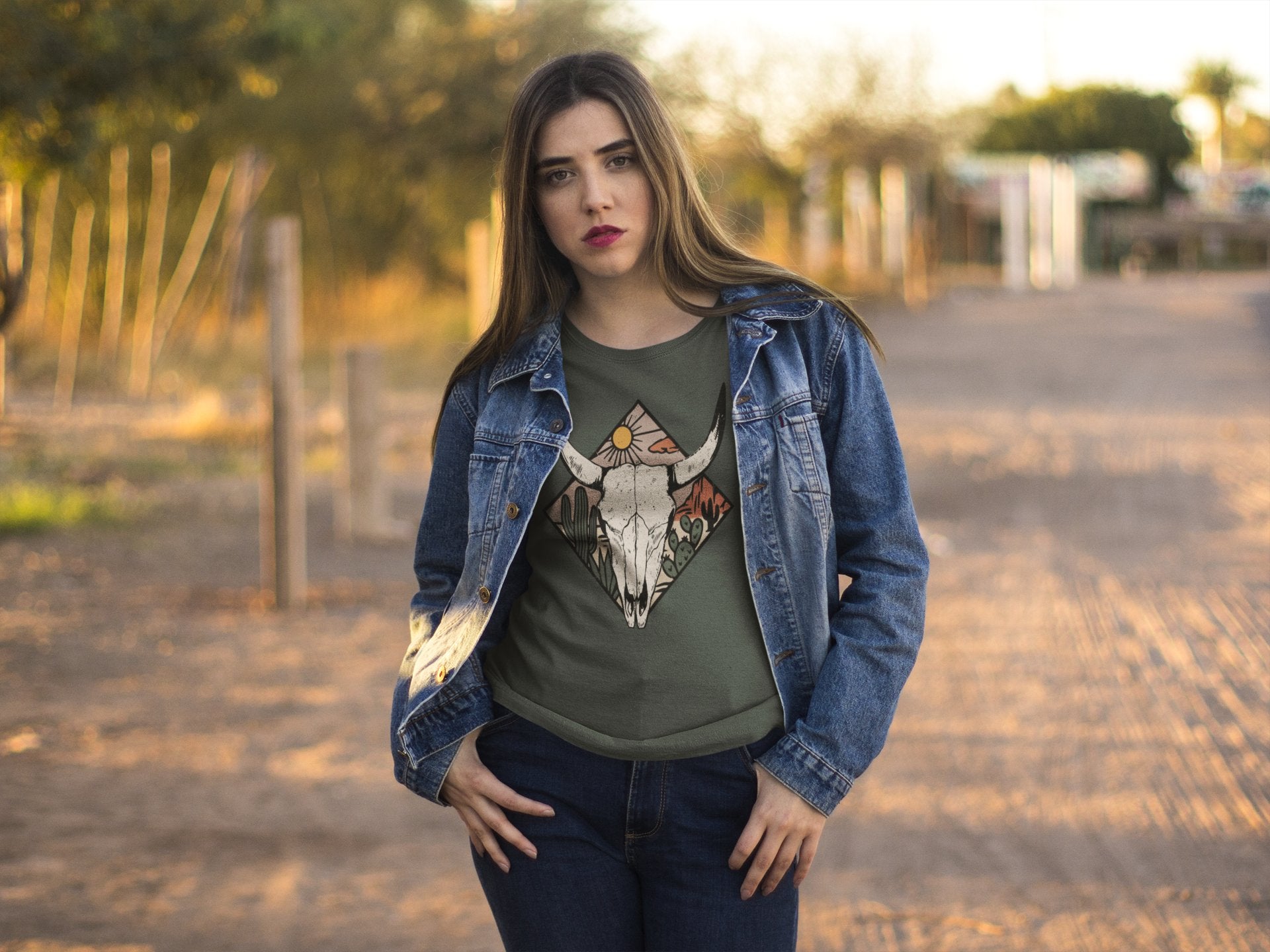 desert cow skull