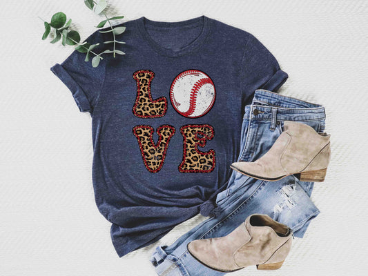 distressed baseball love