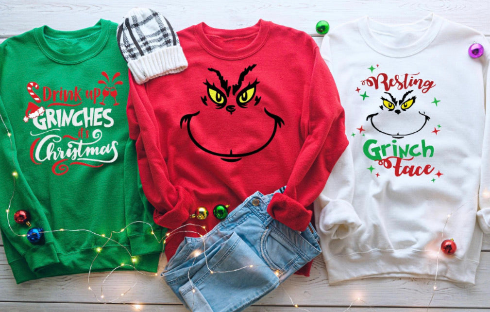 drink up green men its christmas white