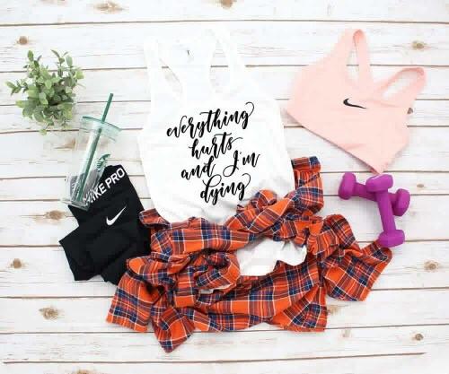 everything hurts i m dying funny t shirt