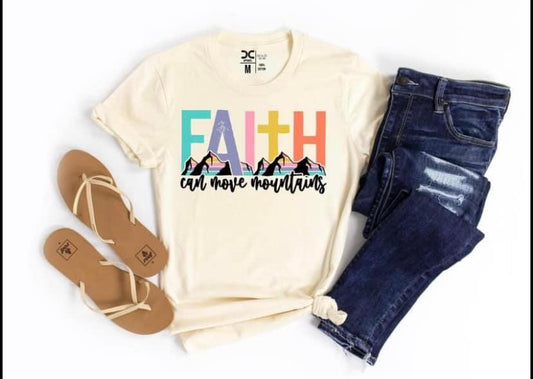 faith can move mountains distressed