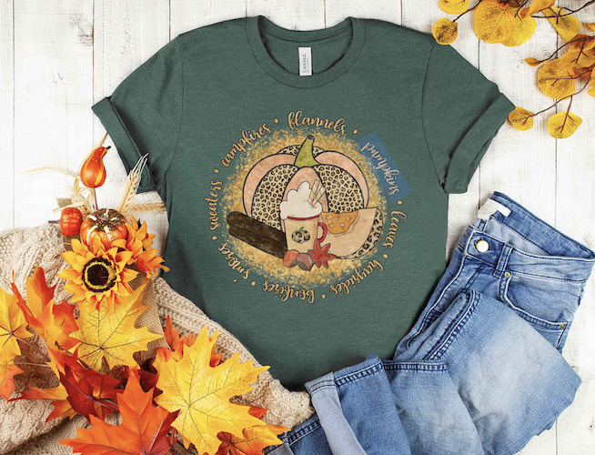 fall circle gold