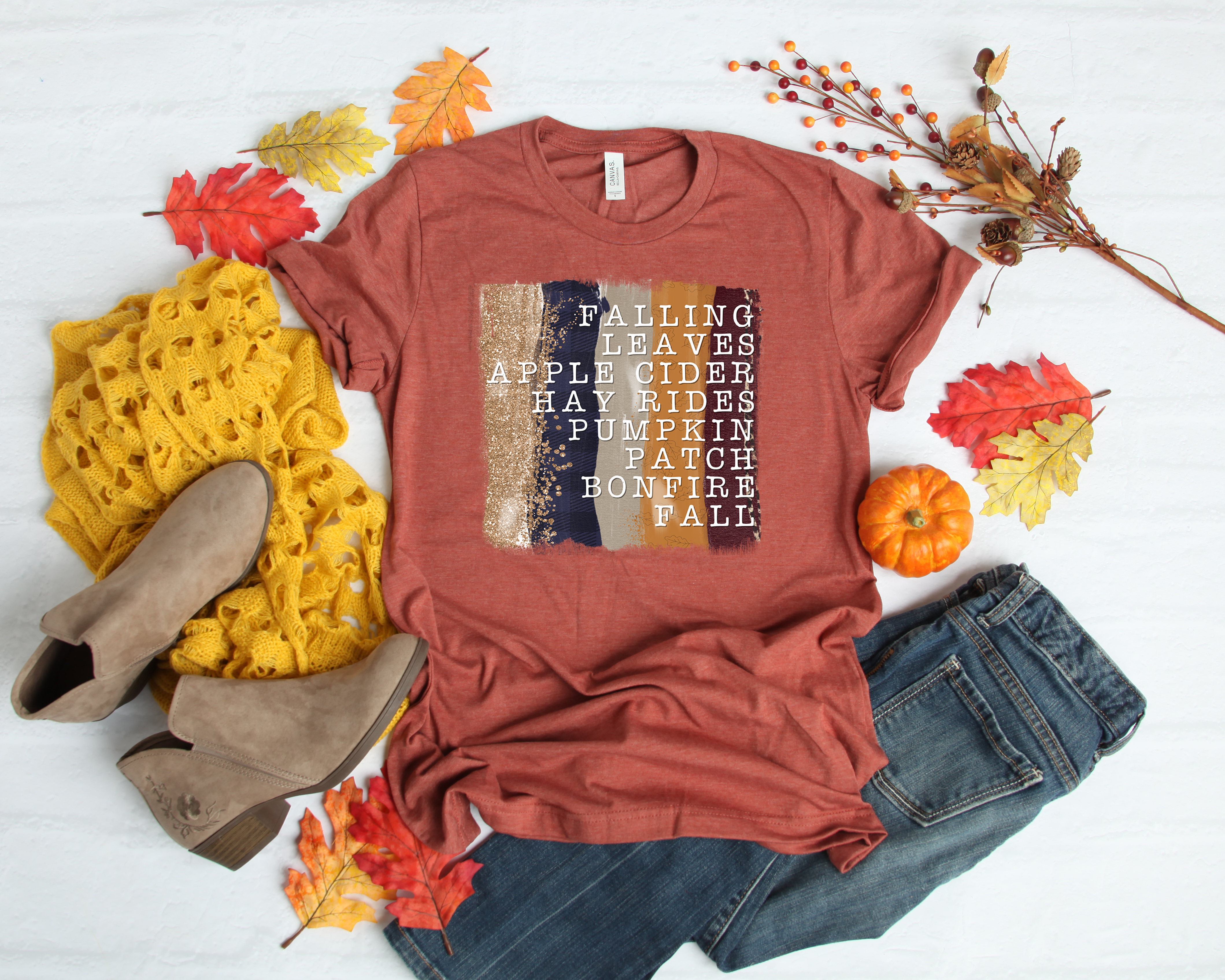 falling leaves