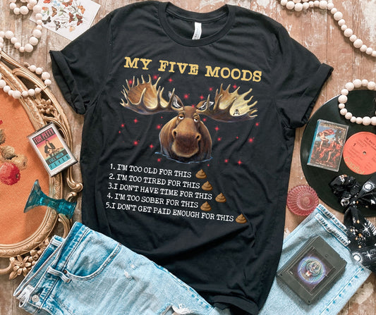 five moose moods