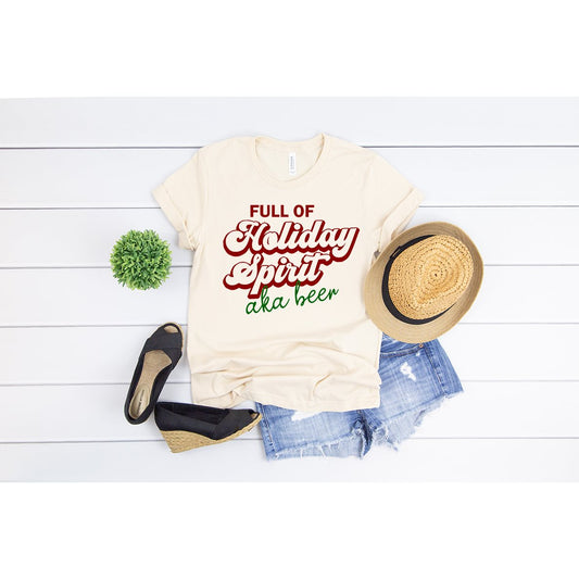 full of holiday spirit aka beer