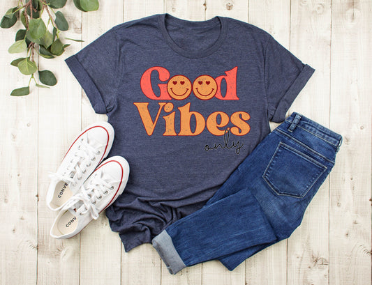 good vibes only retro