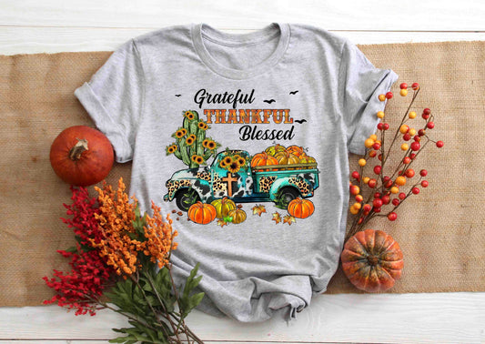 grateful thankful blessed leopard truck