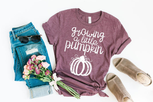 growing a little pumpkin