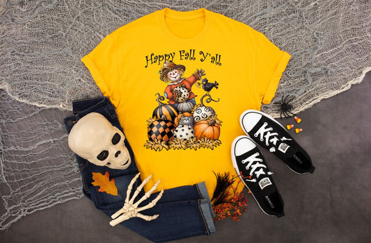 happy fall yall scarecrow