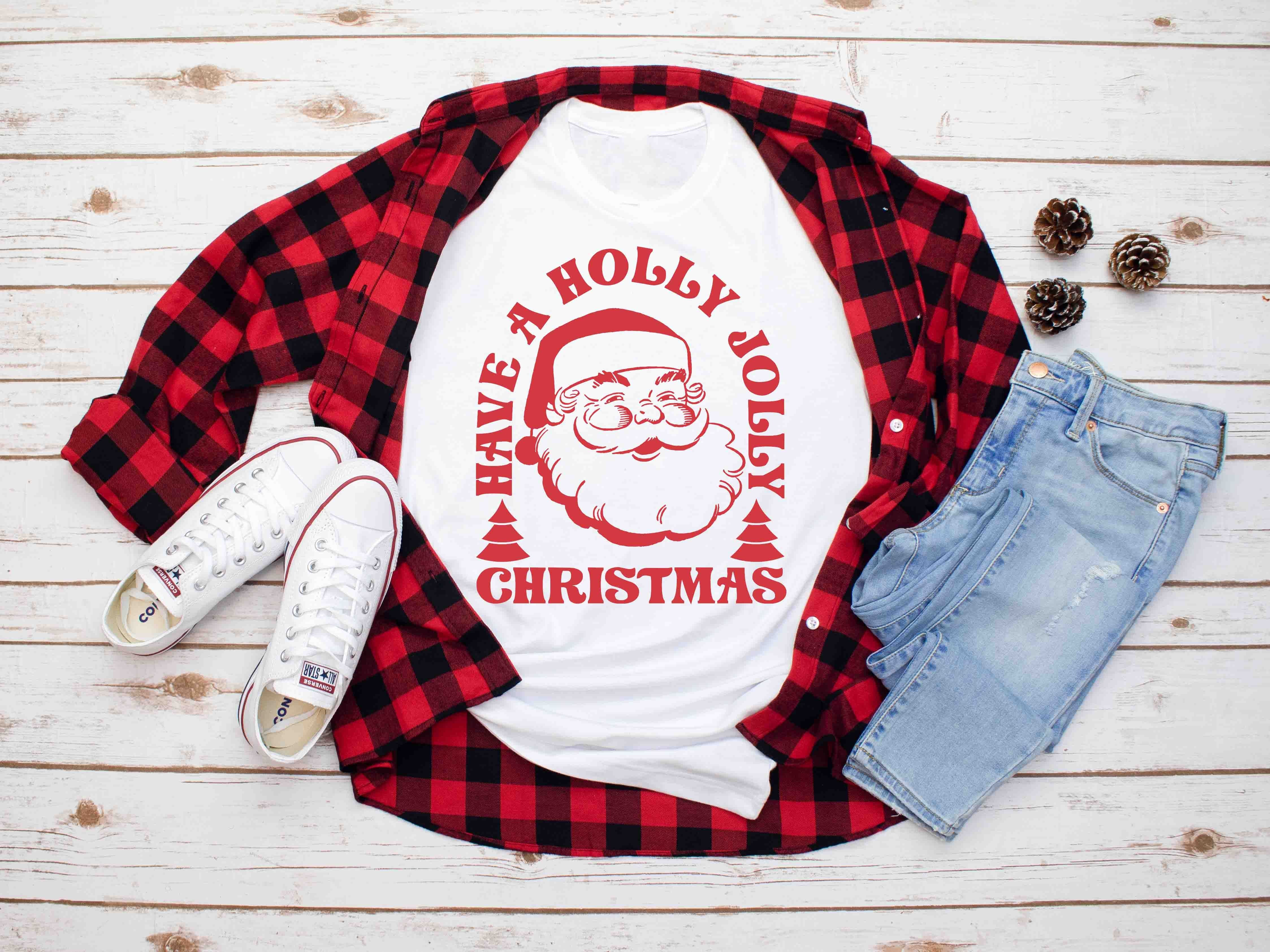 have a holly jolly christmas retro