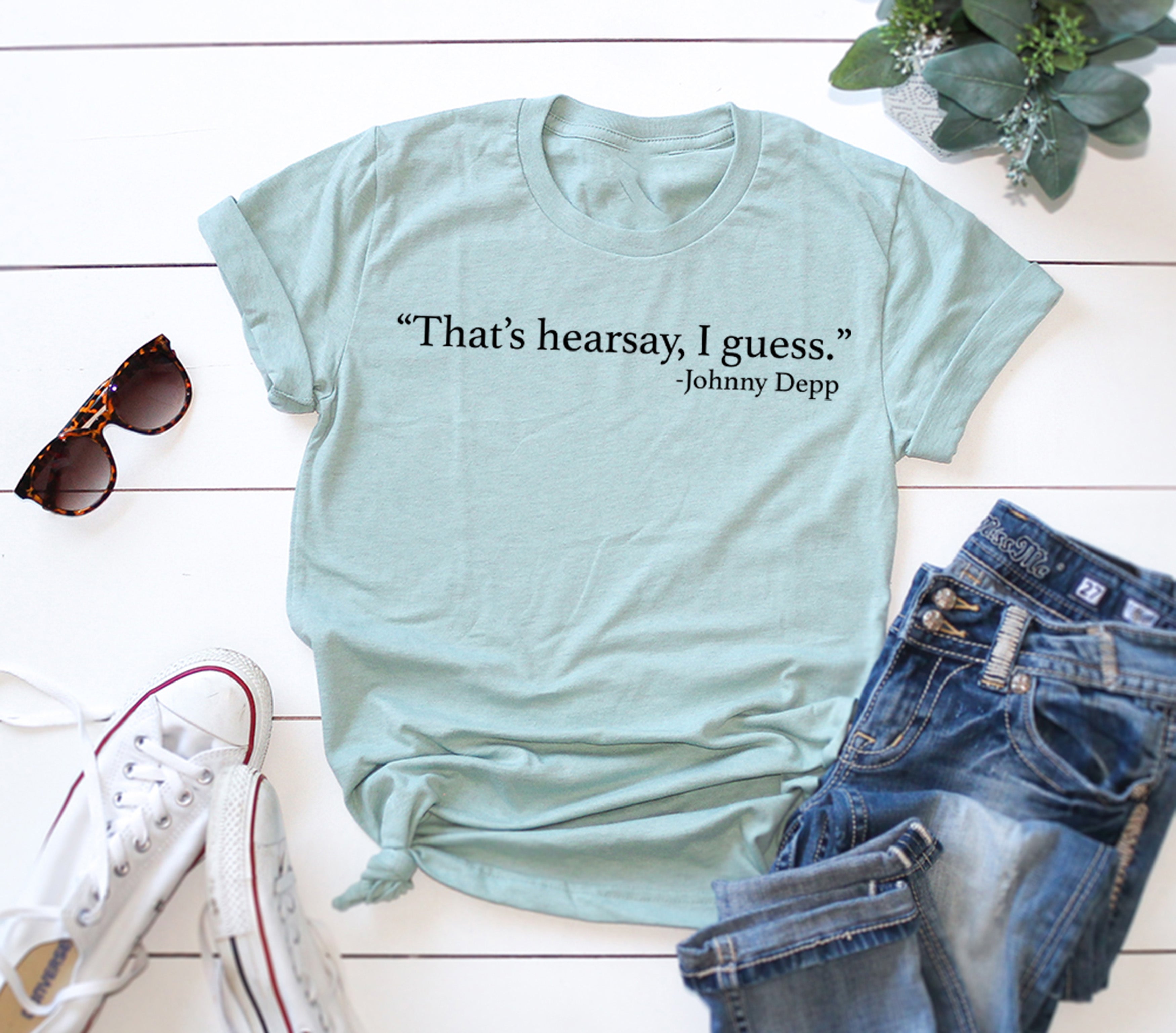 thats hearsay jd dc branded tee