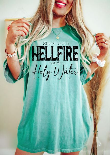 shes both hellfire and holy water