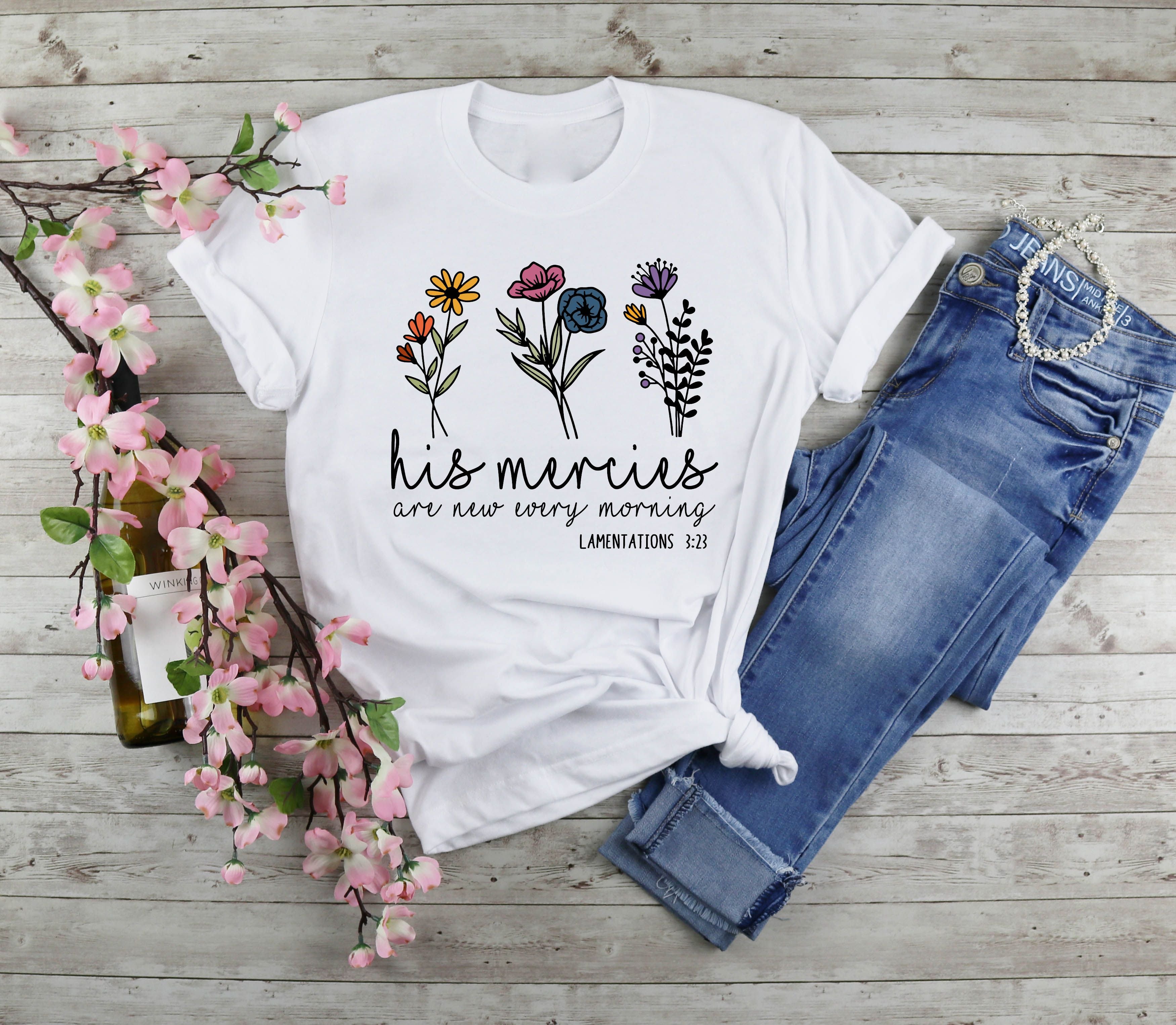 his mercies flowers