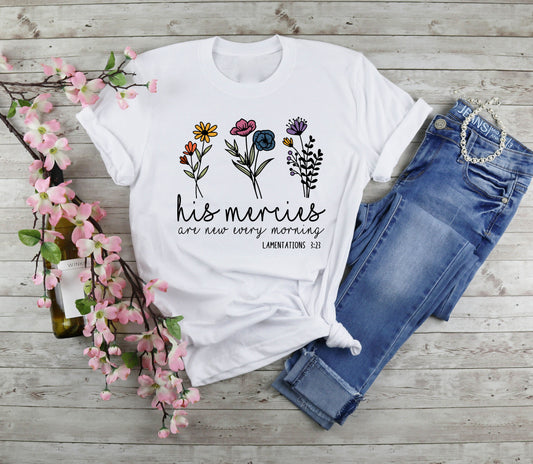his mercies flowers