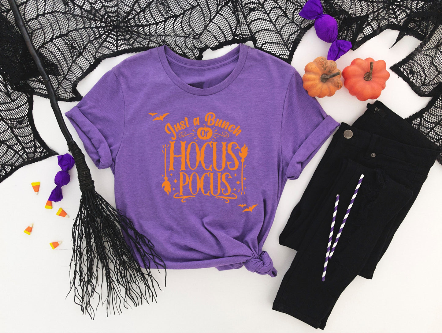 just a bunch of hocus pocus orange font