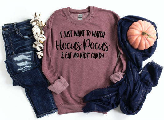 i just want to watch hocus pocus