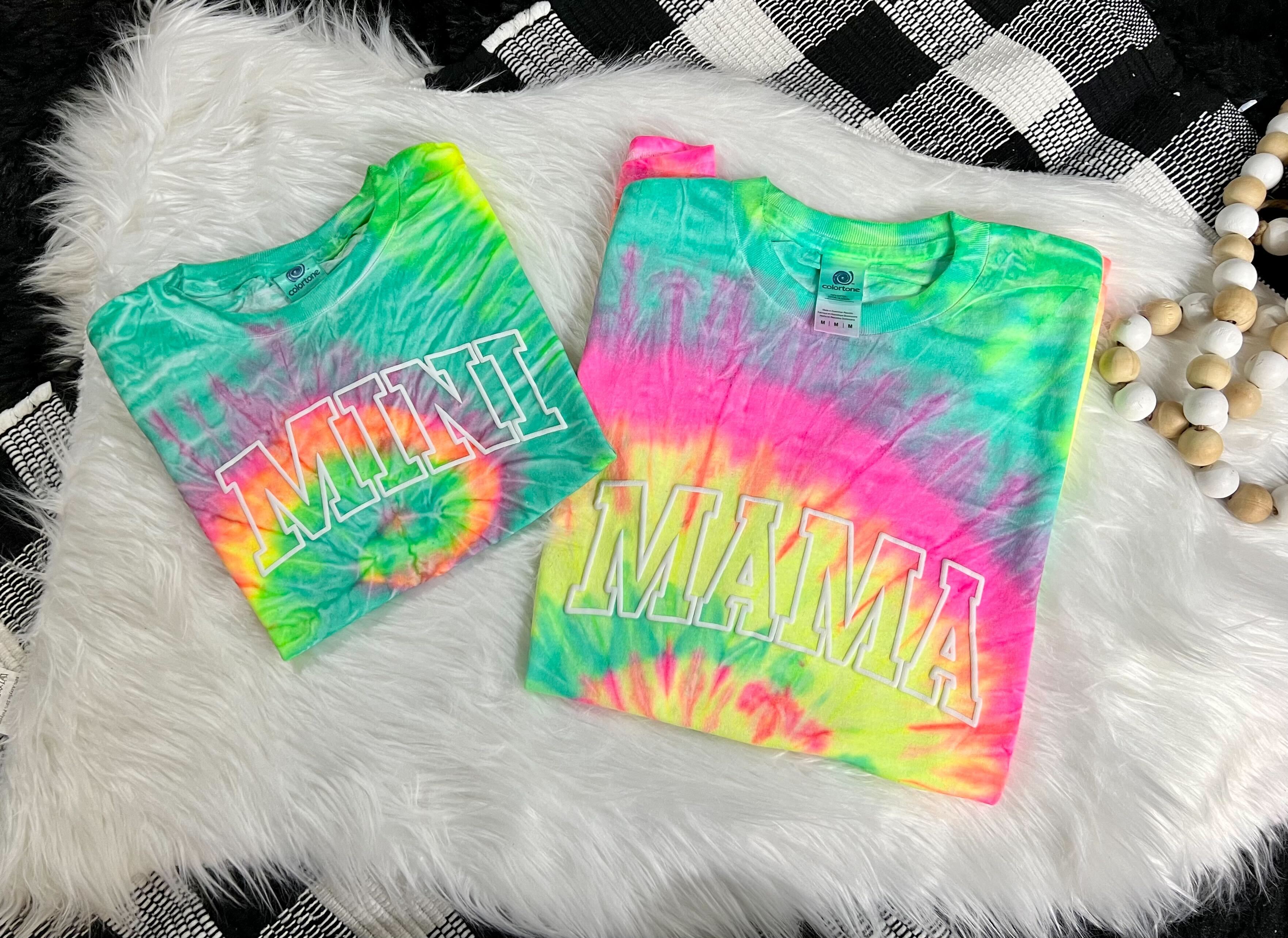 Mama Puff Color Tone Tie Dye