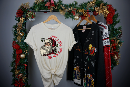 i love a man with a beard santa