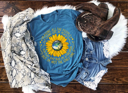 imagine all the people living a life of peace