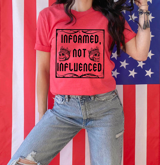 informed not influenced skulls