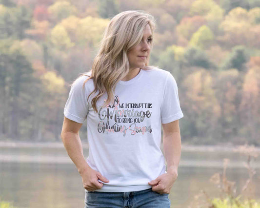 we interrupt this marriage pink and gray camo