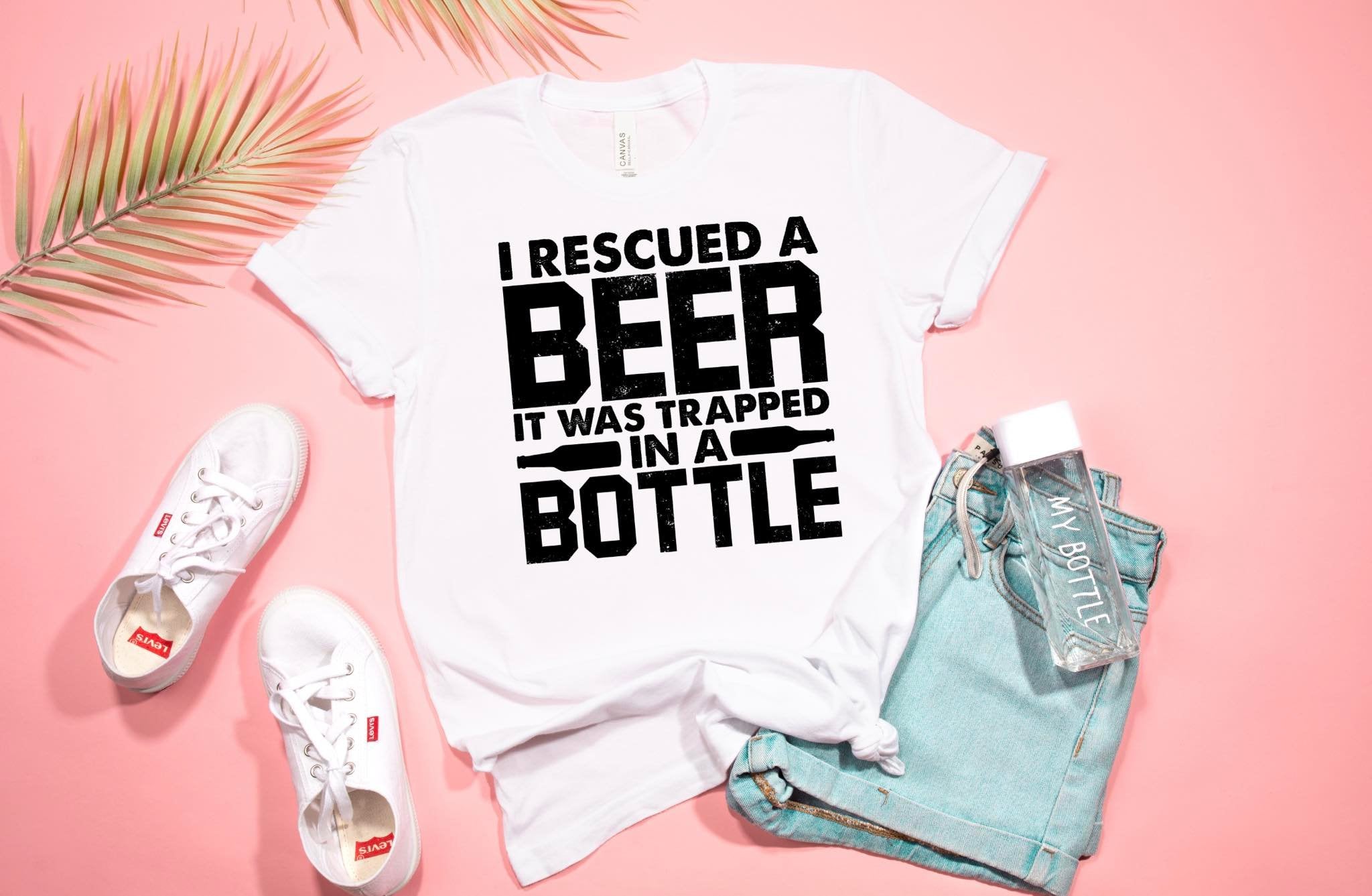 i rescued a beer it was trapped in a bottle