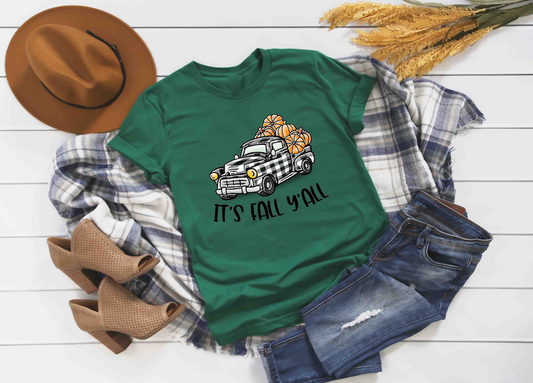 its fall yall plaid truck