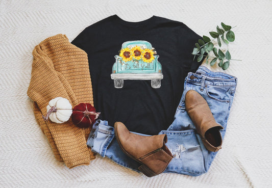 its fall yall sunflower truck