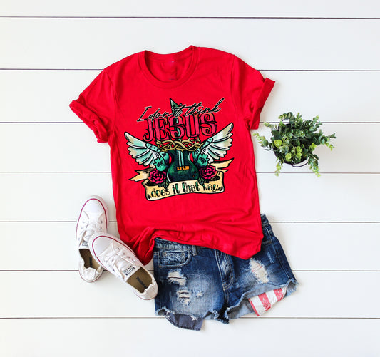 jesus guitar dc branded tee