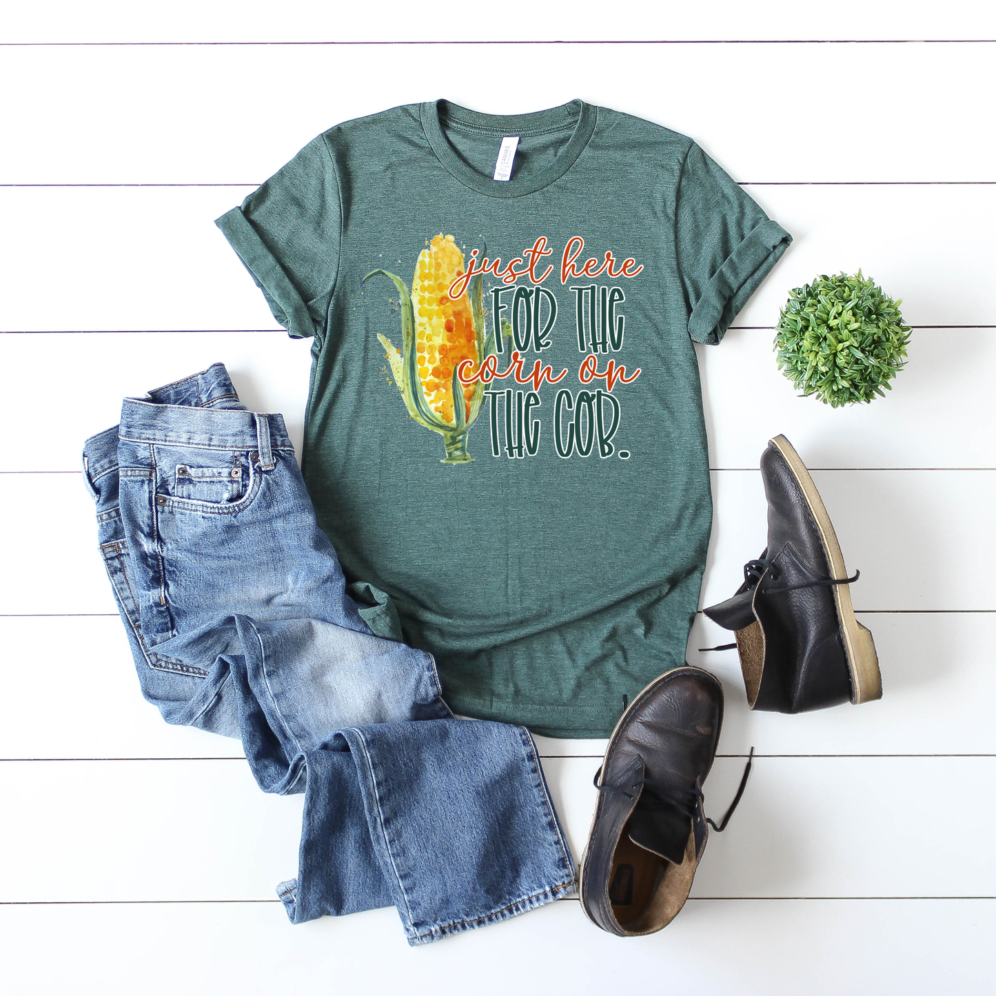 just here for the corn on the cob