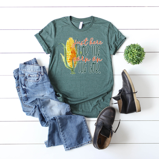 just here for the corn on the cob