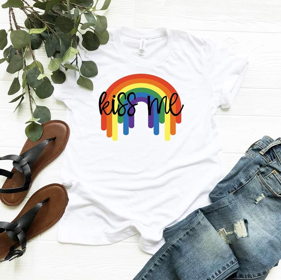 kiss me rainbow