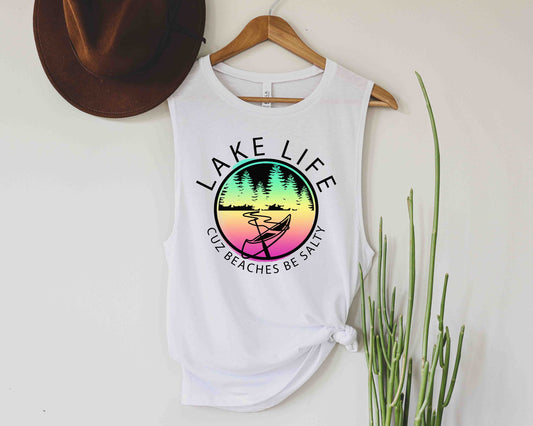 lake life cuz beaches be salty