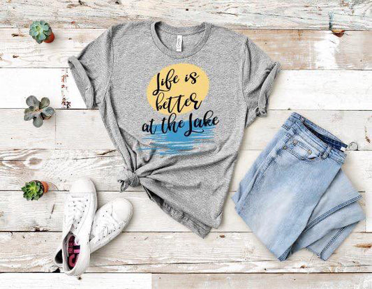 life is better at the lake sun