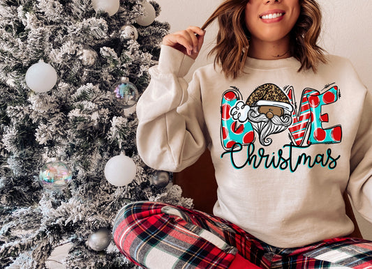 love christmas darker santa