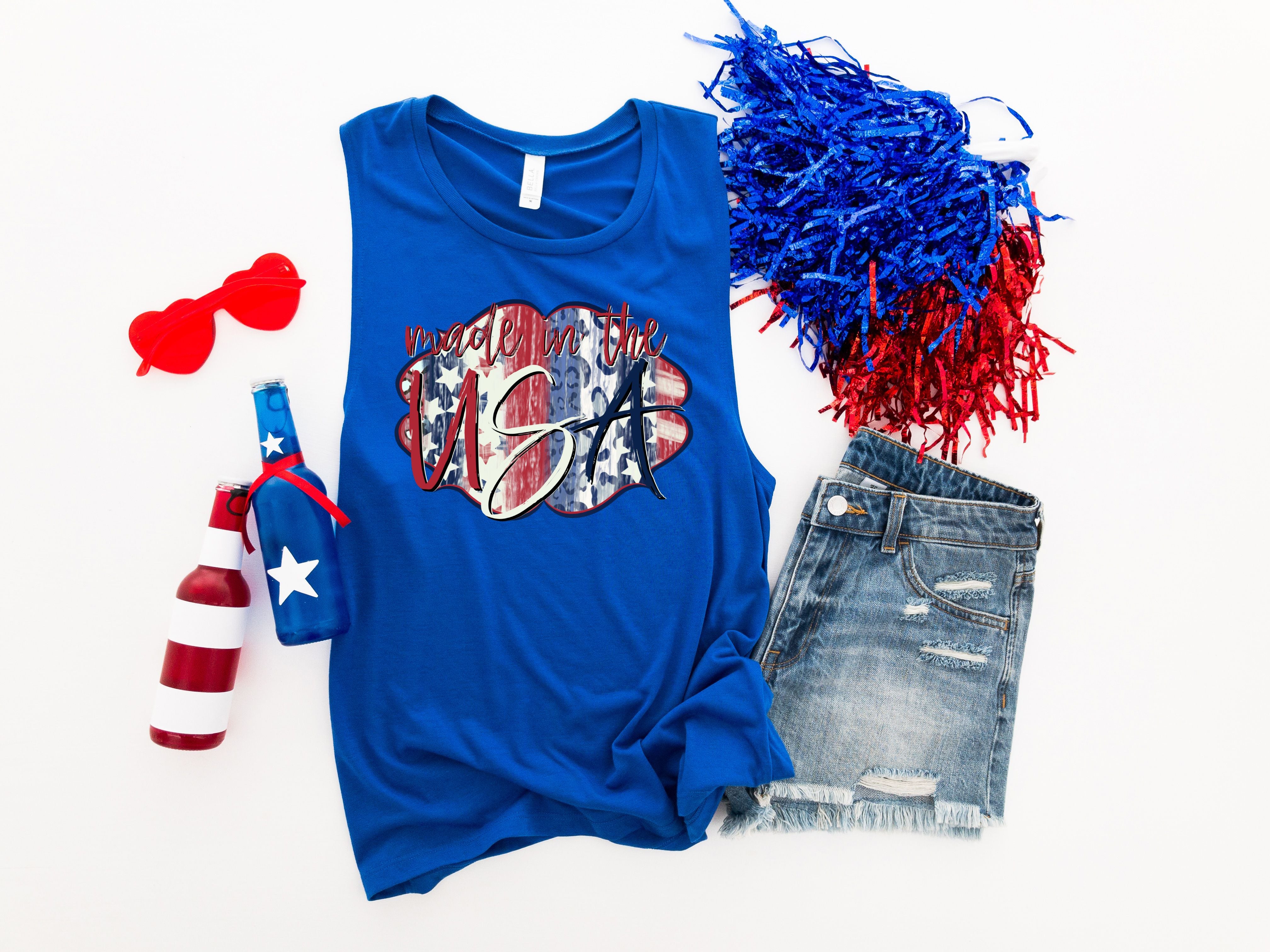 made in the usa muscle tank