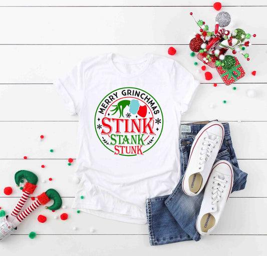 merry grichmas circle