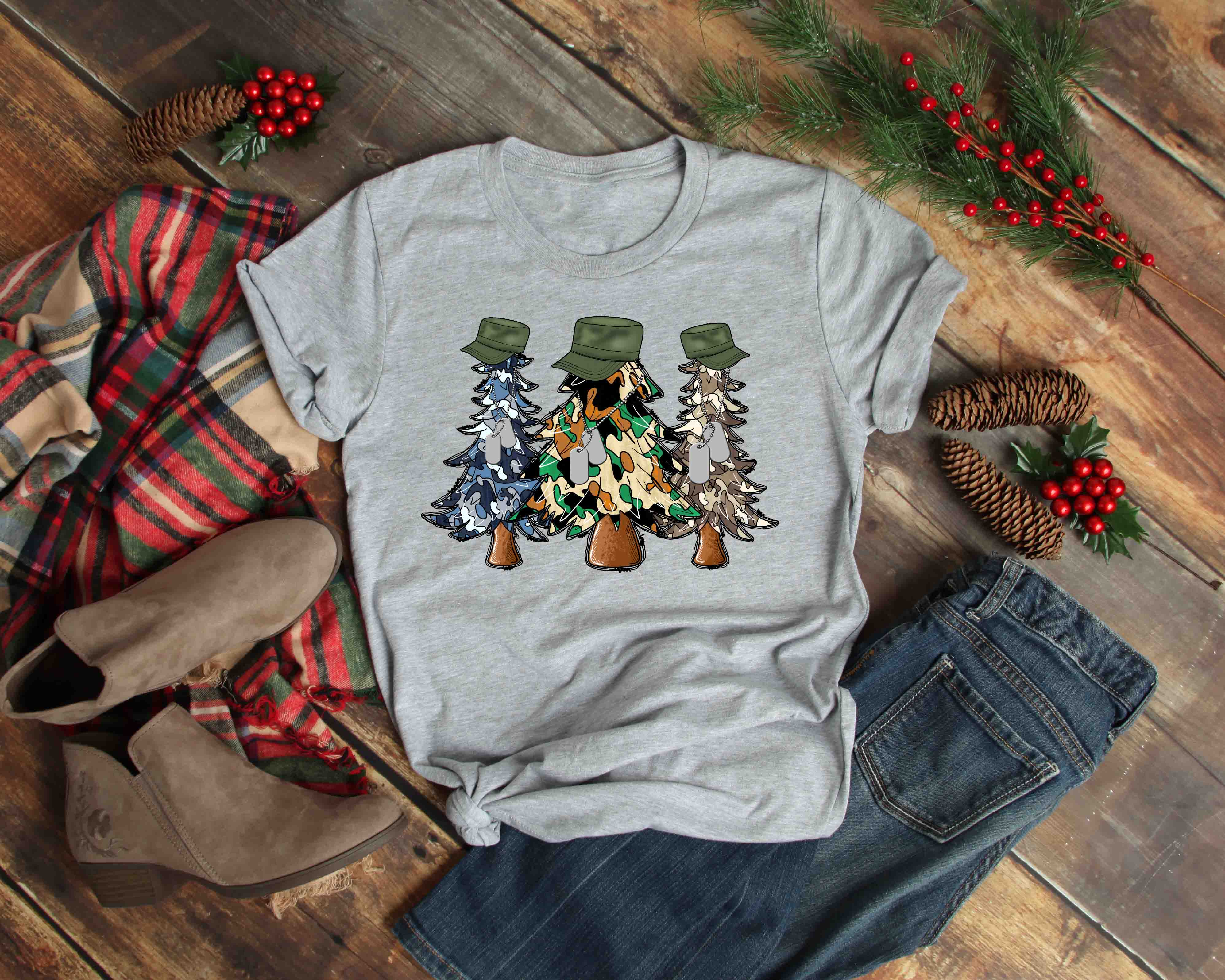 military christmas trees
