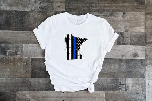 minnesota thin blue flag