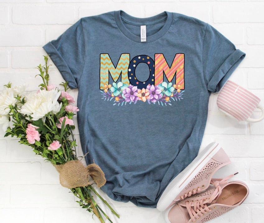 mom floral doodle