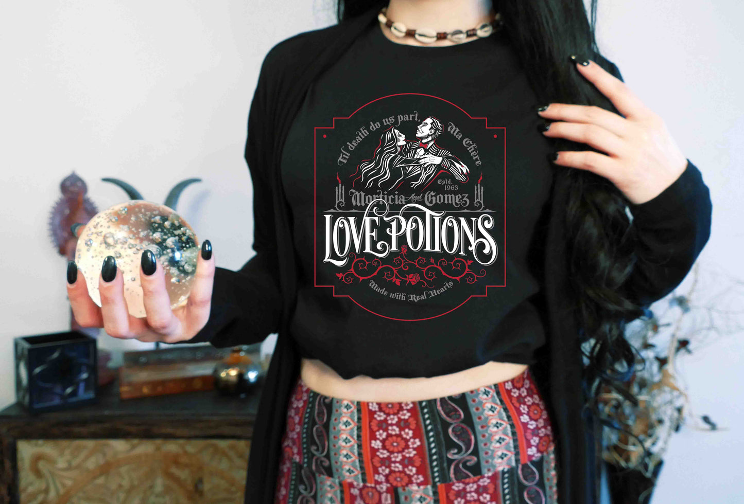 morticia and gomez love potions