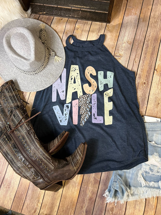 nashville leopard lightening tank