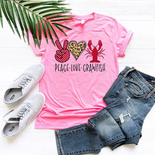 peace love crawfish